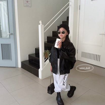 Saint Doll Jogger Pants [White Melange/JM(9-10yr)]