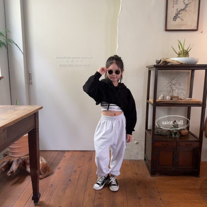 Saint Doll Jogger Pants [White Melange/JM(9-10yr)]