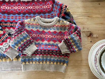 [PRE-ORDER] Adeline Multi Wool Sweater Top (Mom Couple)