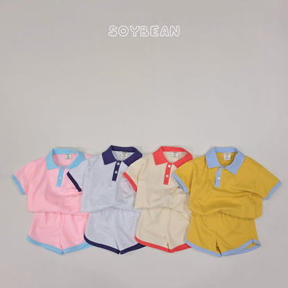 [PRE-ORDER] Collar Ringer Top Bottom Set