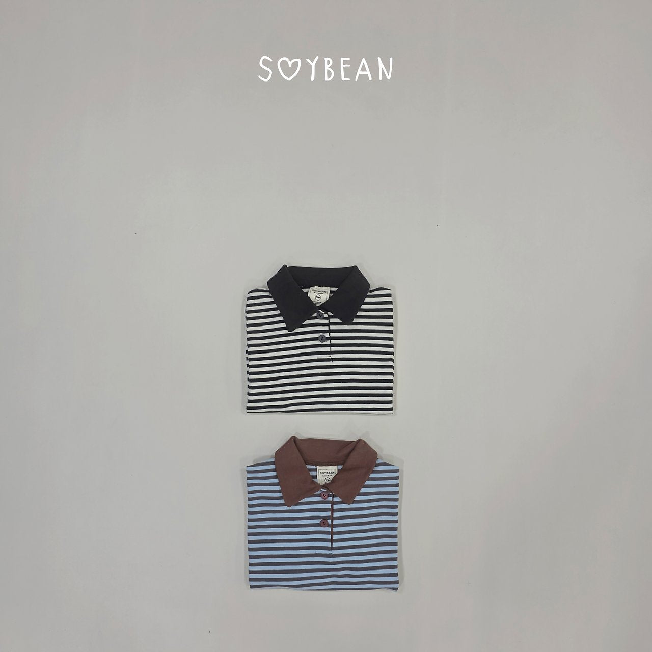 [PRE-ORDER] Stripe Collar Sweatshirts