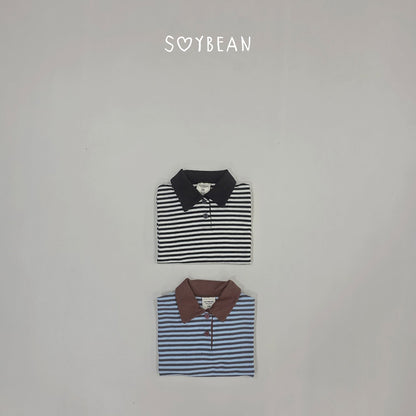 [PRE-ORDER] Stripe Collar Sweatshirts