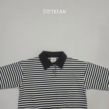 [PRE-ORDER] Stripe Collar Sweatshirts