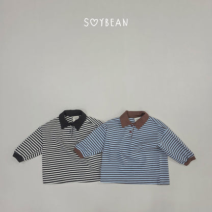 [PRE-ORDER] Stripe Collar Sweatshirts