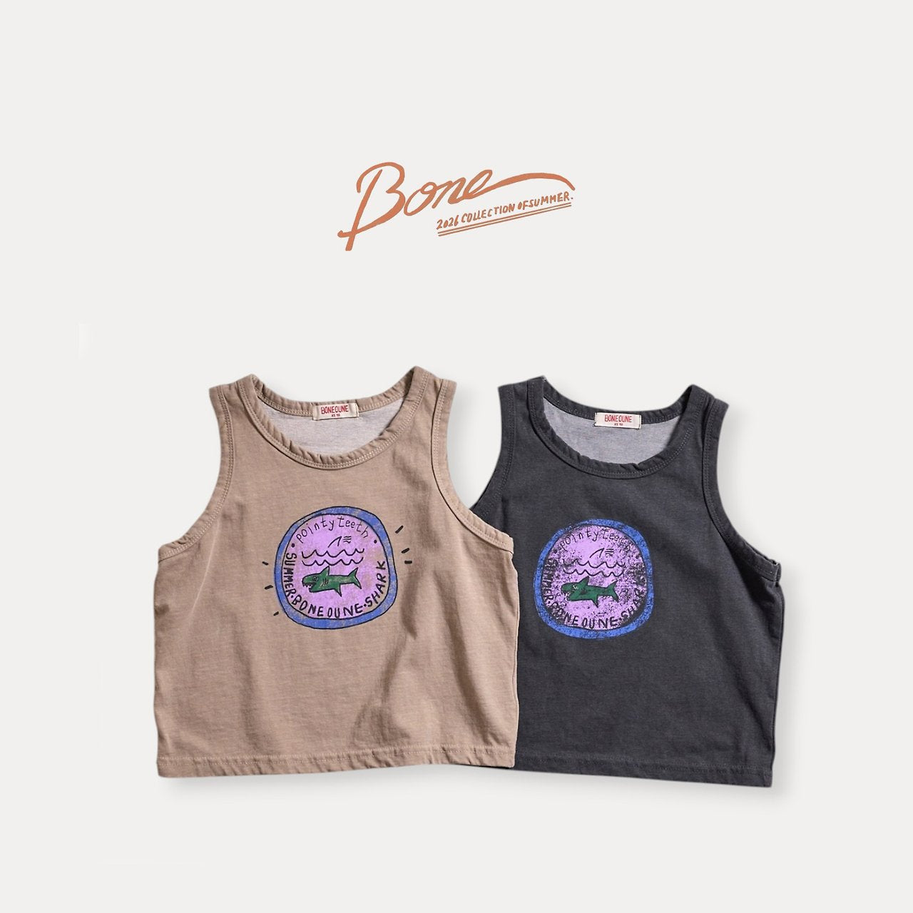 [PRE-ORDER] Shark Wide Sleeveless T-Shirts