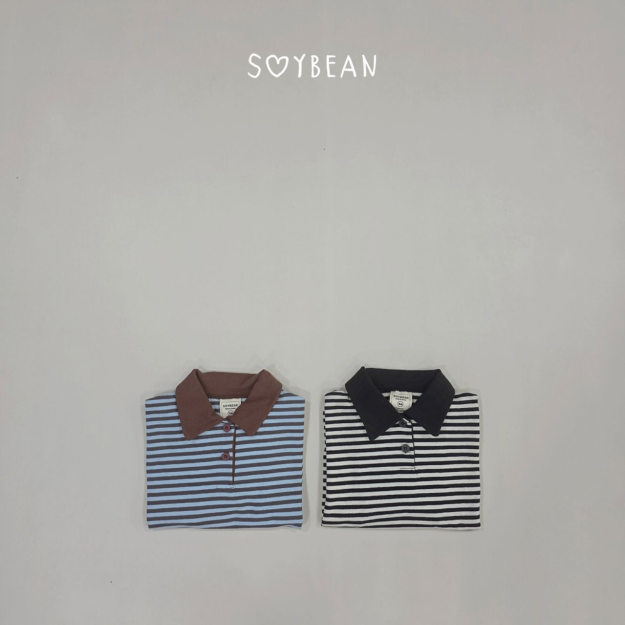 [PRE-ORDER] Stripe Collar Sweatshirts