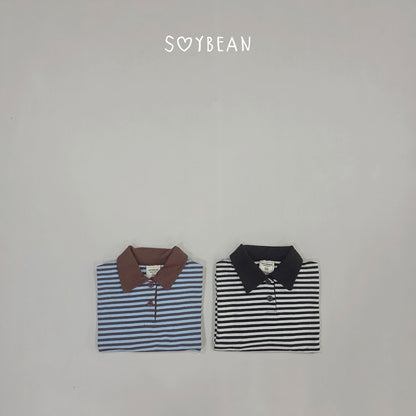 [PRE-ORDER] Stripe Collar Sweatshirts