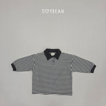 [PRE-ORDER] Stripe Collar Sweatshirts
