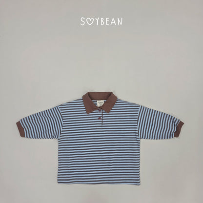 [PRE-ORDER] Stripe Collar Sweatshirts