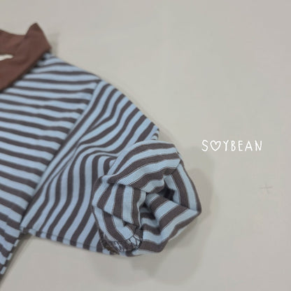 [PRE-ORDER] Stripe Collar Sweatshirts