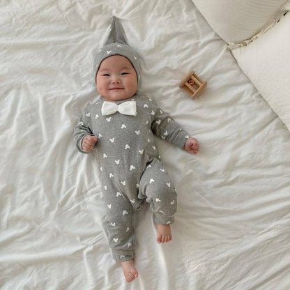 [PRE-ORDER] Bowtie Body Suit + Bonnet Set