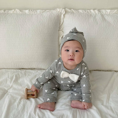 [PRE-ORDER] Bowtie Body Suit + Bonnet Set