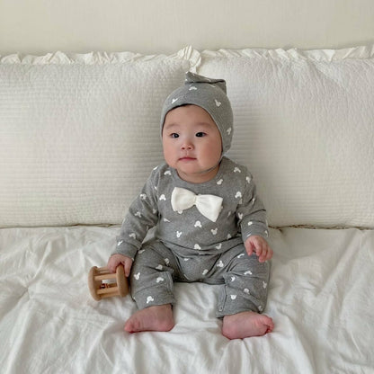 [PRE-ORDER] Bowtie Body Suit + Bonnet Set