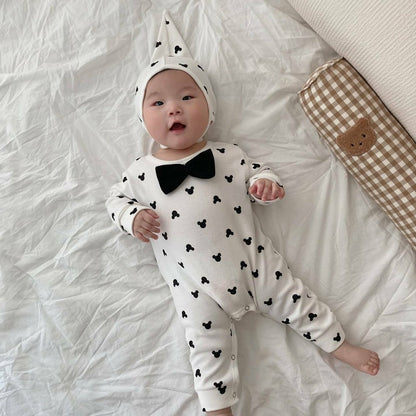 [PRE-ORDER] Bowtie Body Suit + Bonnet Set