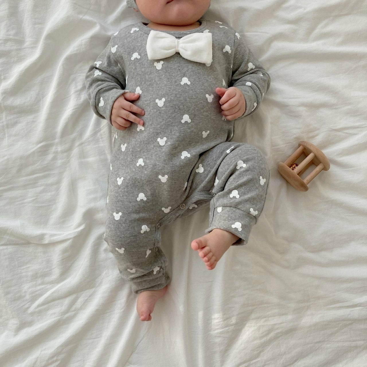 [PRE-ORDER] Bowtie Body Suit + Bonnet Set