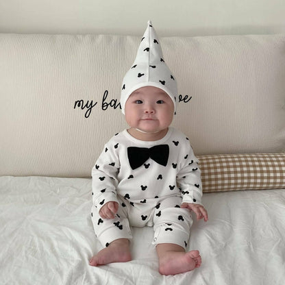 [PRE-ORDER] Bowtie Body Suit + Bonnet Set