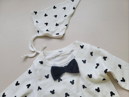 [PRE-ORDER] Bowtie Body Suit + Bonnet Set