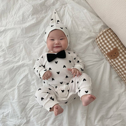 [PRE-ORDER] Bowtie Body Suit + Bonnet Set