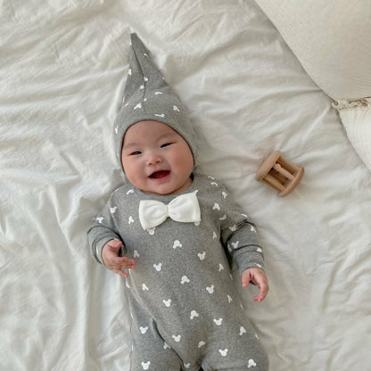 [PRE-ORDER] Bowtie Body Suit + Bonnet Set