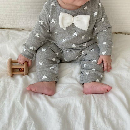 [PRE-ORDER] Bowtie Body Suit + Bonnet Set