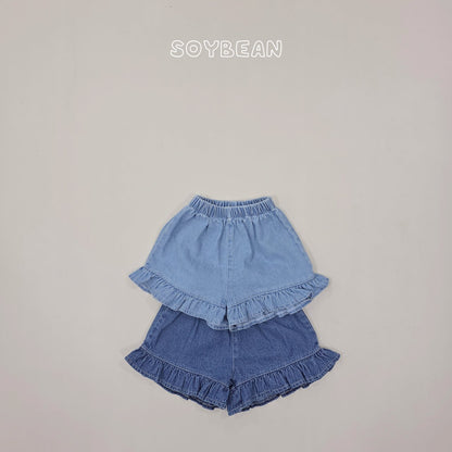 [PRE-ORDER] Denim Frill Shorts