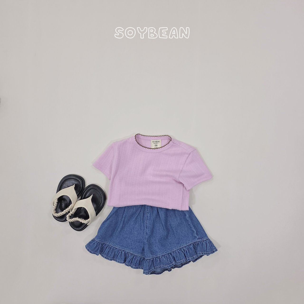 [PRE-ORDER] Denim Frill Shorts