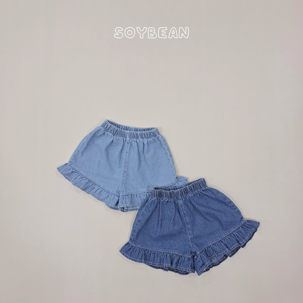 [PRE-ORDER] Denim Frill Shorts
