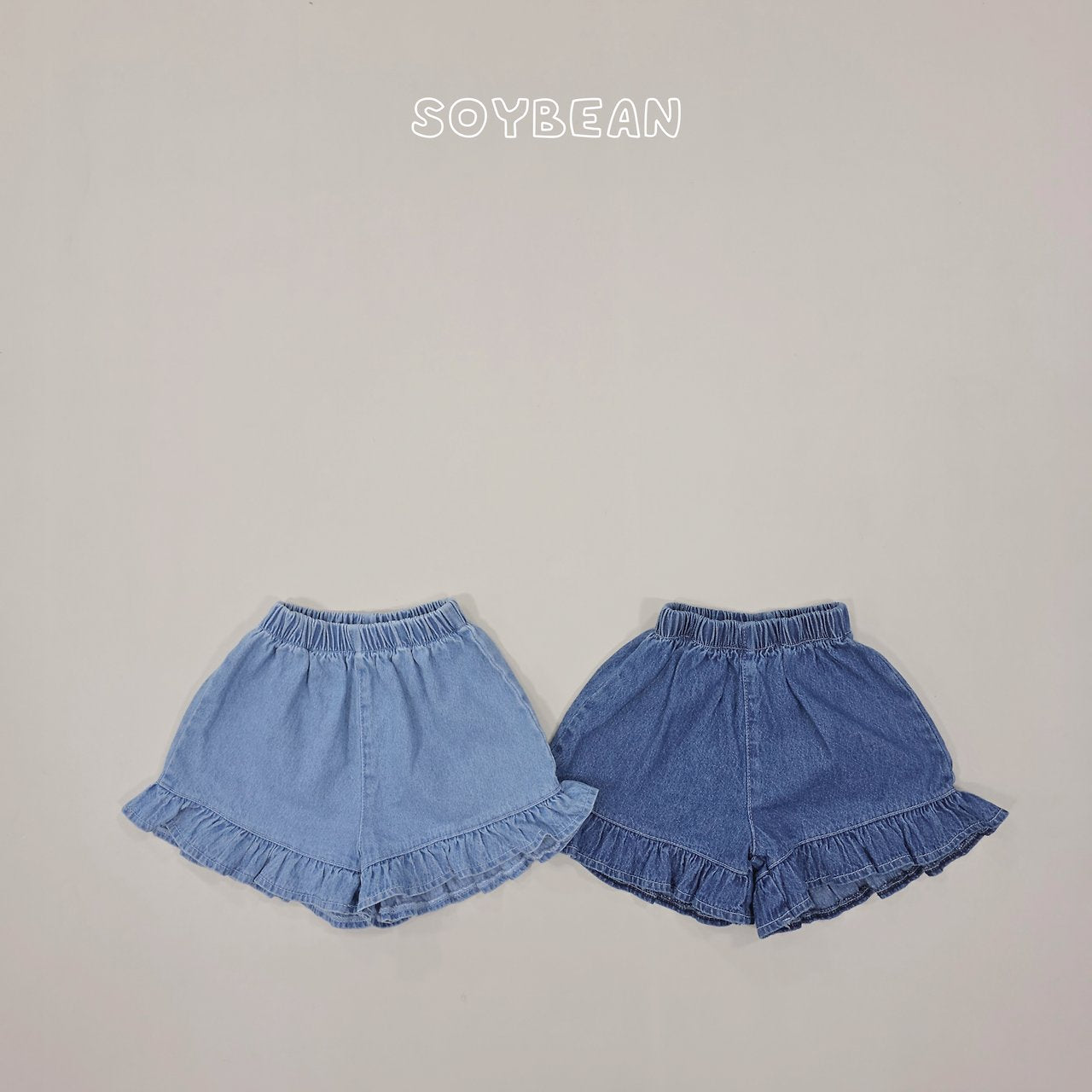 [PRE-ORDER] Denim Frill Shorts