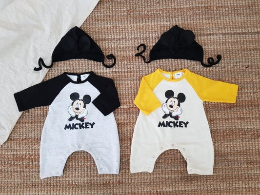 [PRE-ORDER] Happy Body Suit + Bonnet Set