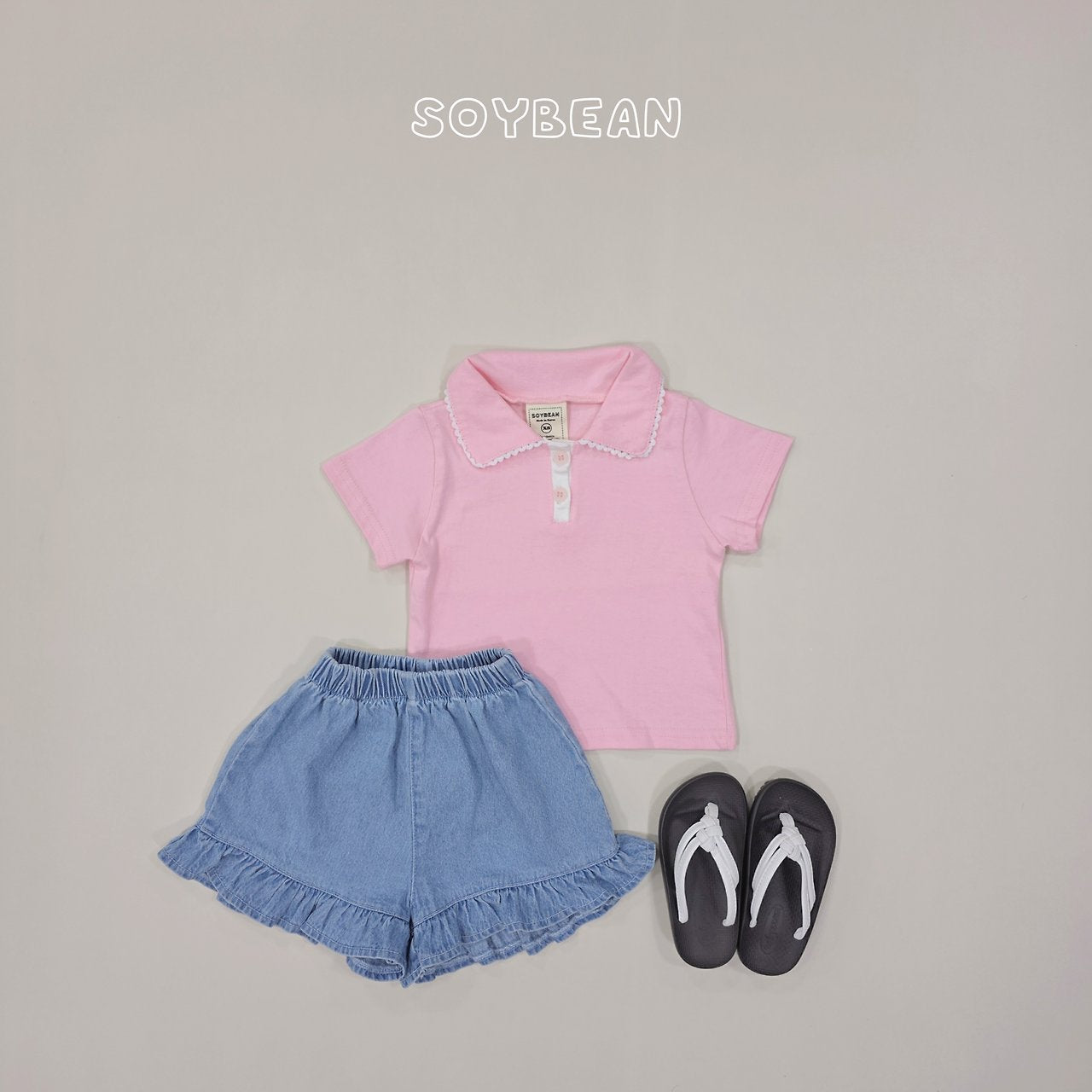 [PRE-ORDER] Denim Frill Shorts