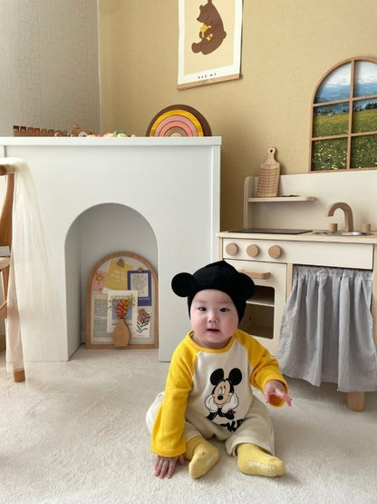 [PRE-ORDER] Happy Body Suit + Bonnet Set