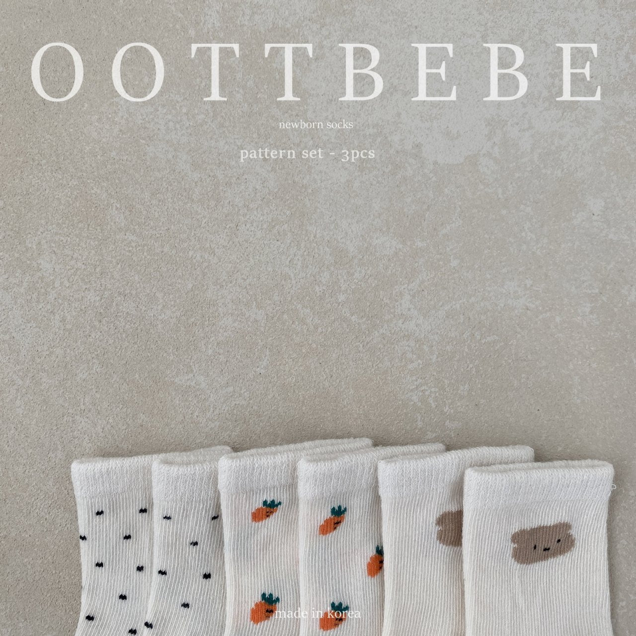 [PRE-ORDER] Newborn Socks Set