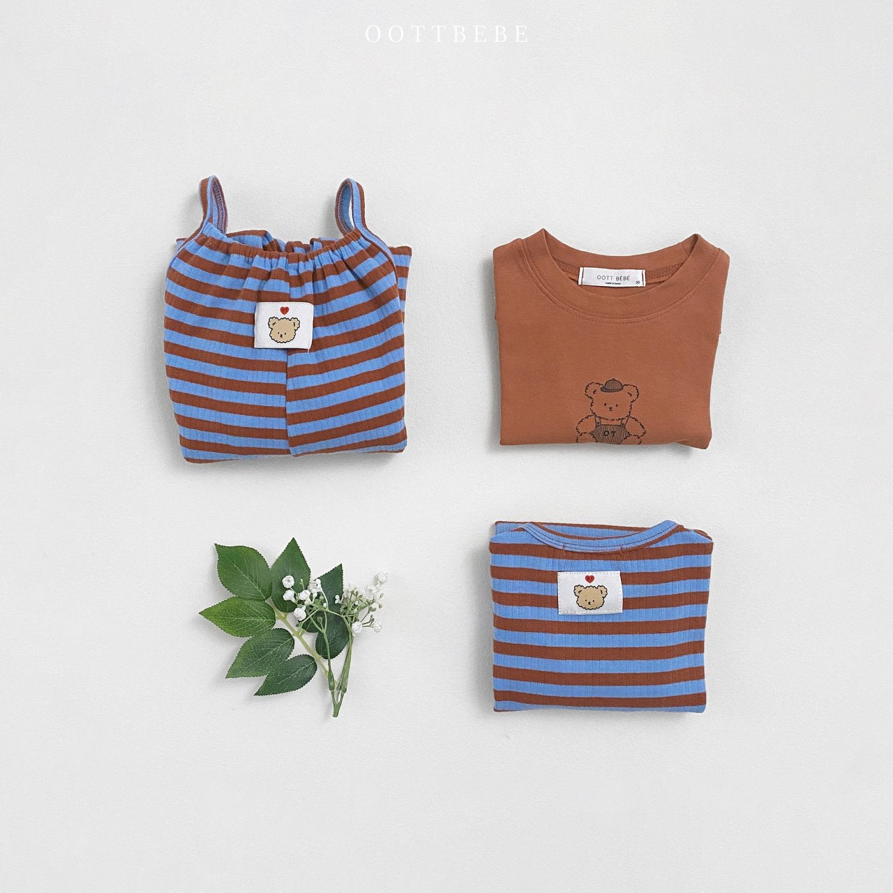 Chewy Overalls [Red/S(2-3yr)]