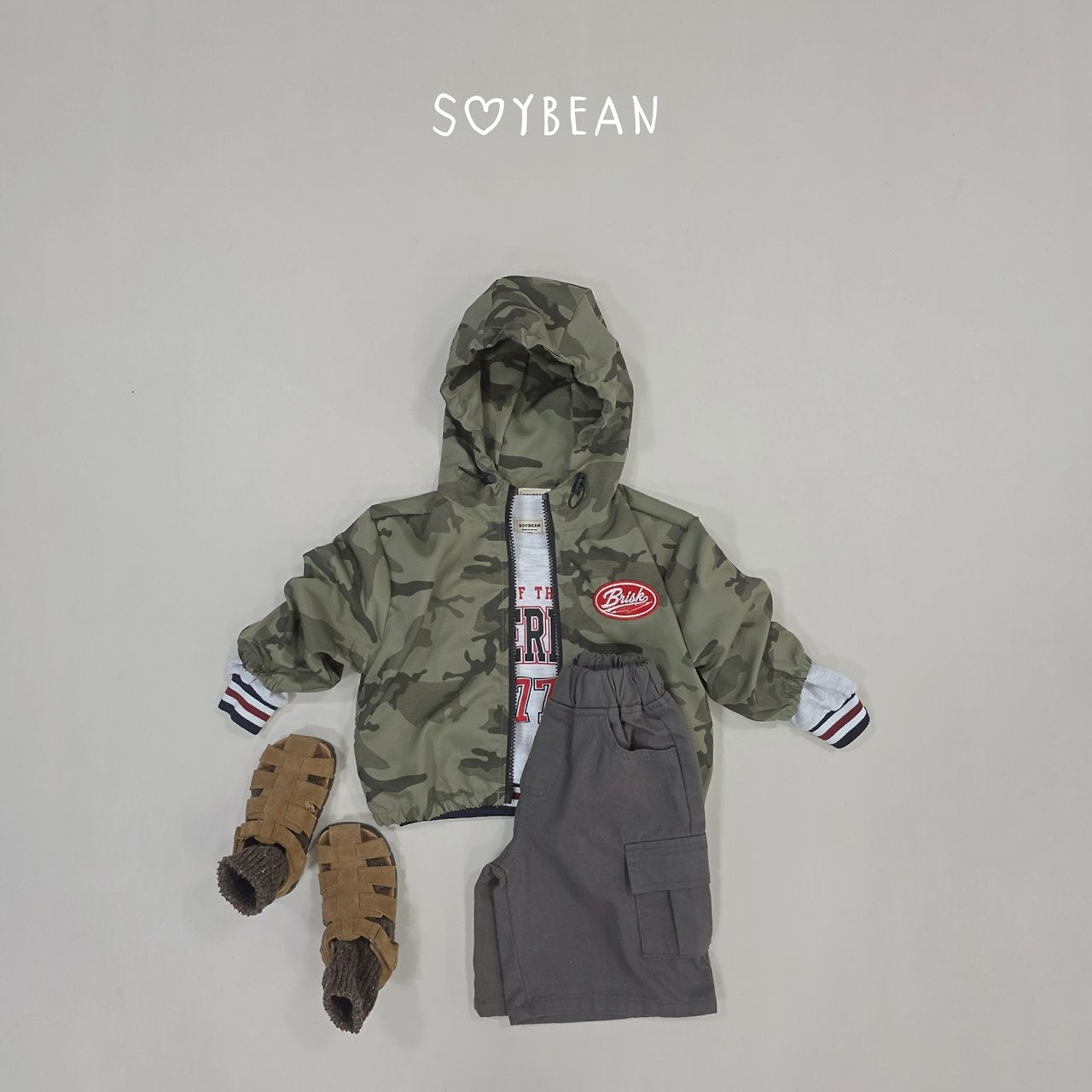 [PRE-ORDER] Camo Hoodie Windbreaker