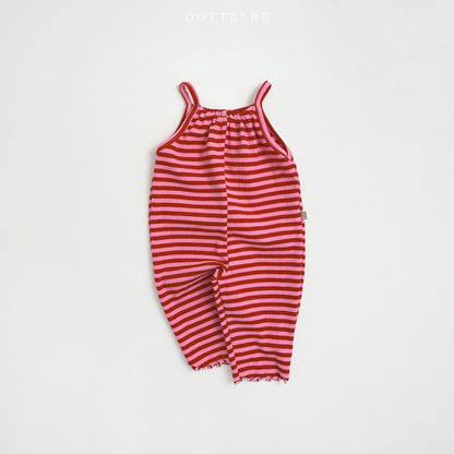 Chewy Overalls [Red/S(2-3yr)]