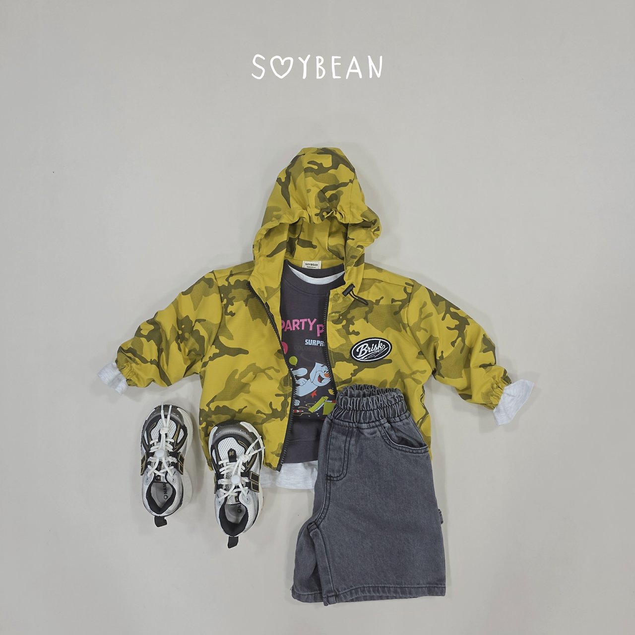 [PRE-ORDER] Camo Hoodie Windbreaker