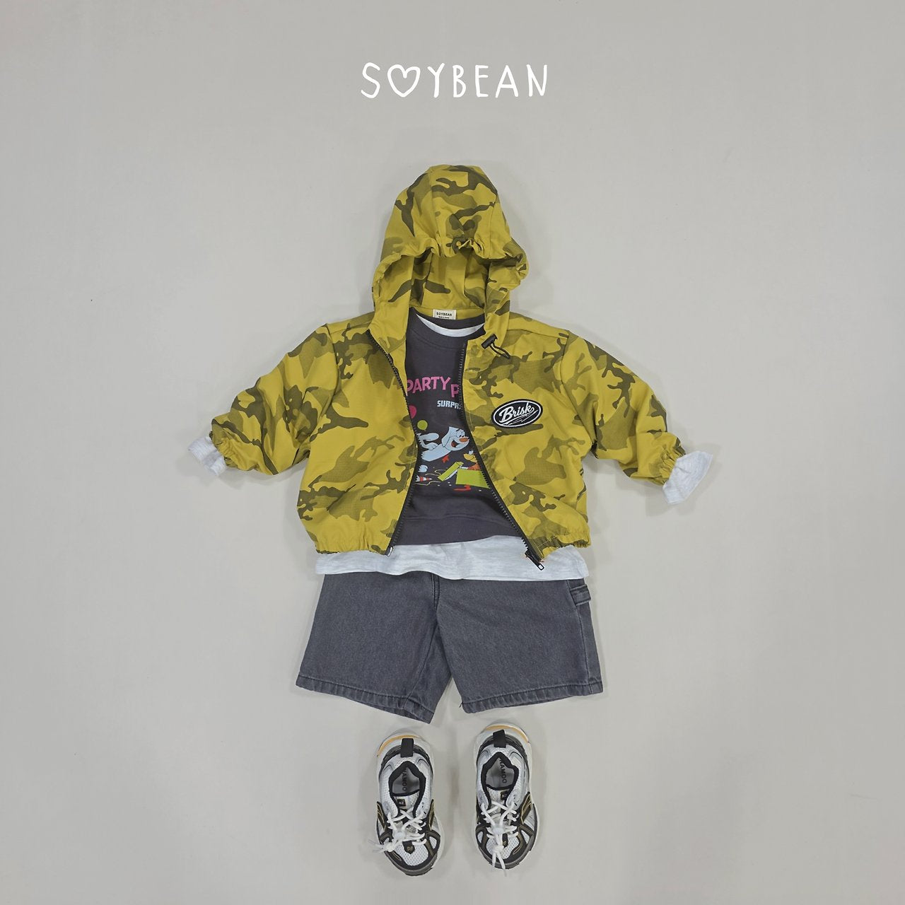 [PRE-ORDER] Camo Hoodie Windbreaker