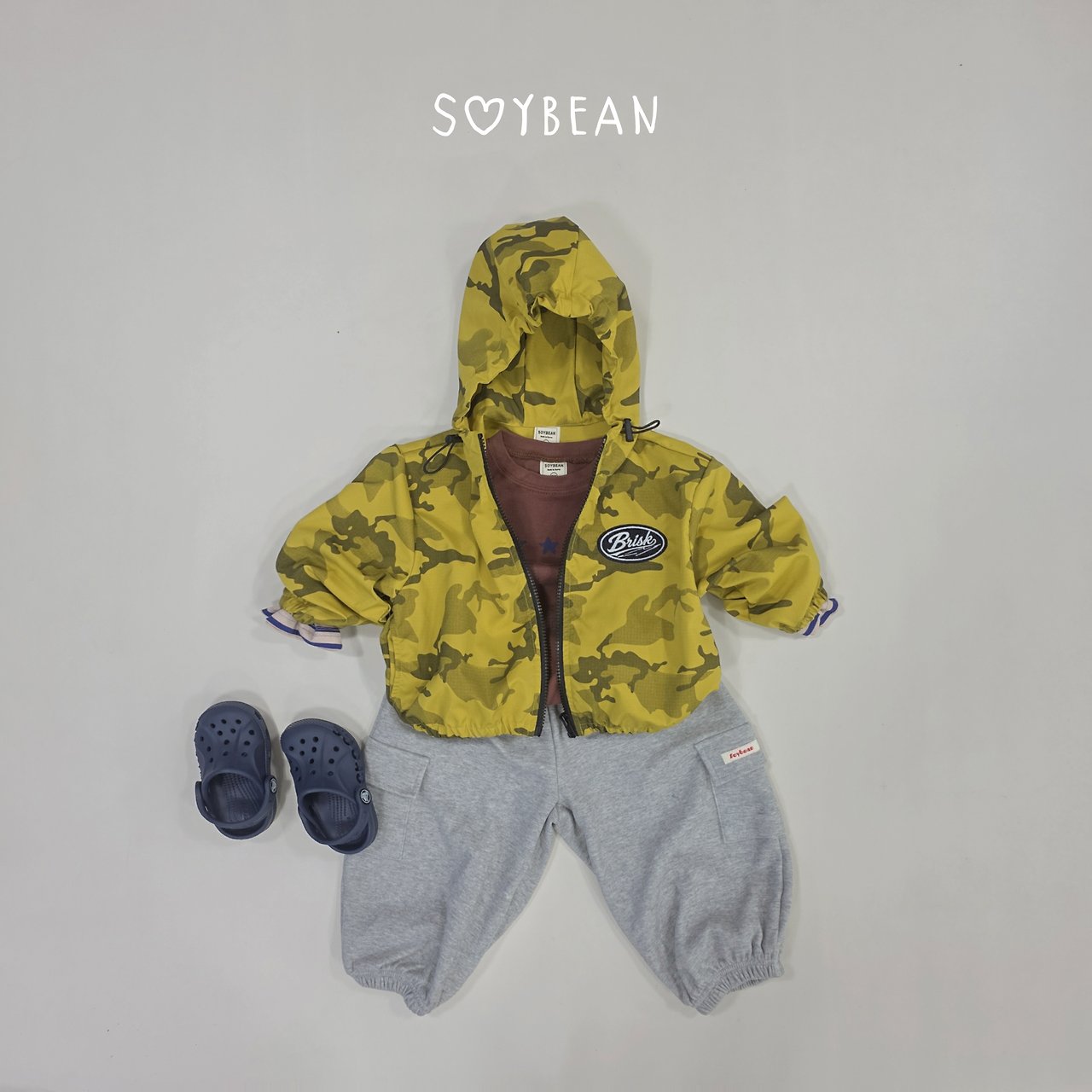 [PRE-ORDER] Camo Hoodie Windbreaker