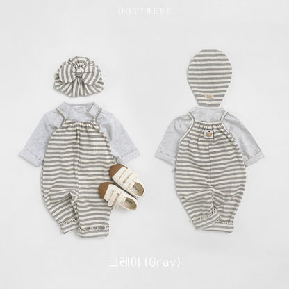 Chewy Overalls [Red/S(2-3yr)]