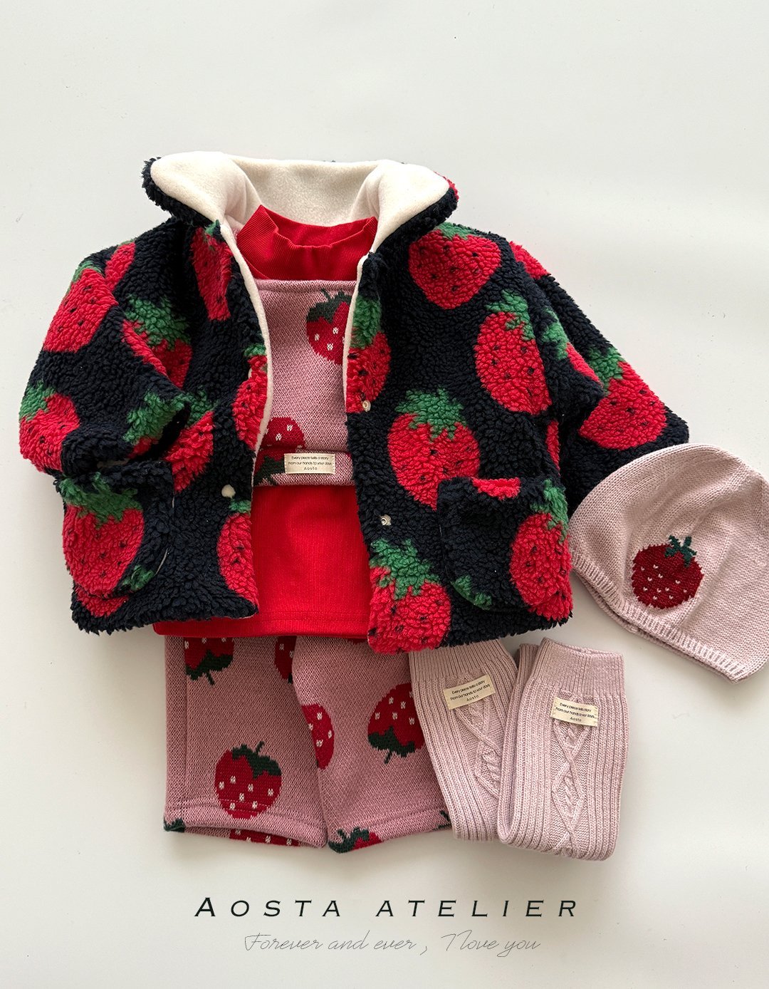 [PRE-ORDER] Strawberry Reversible Jacket