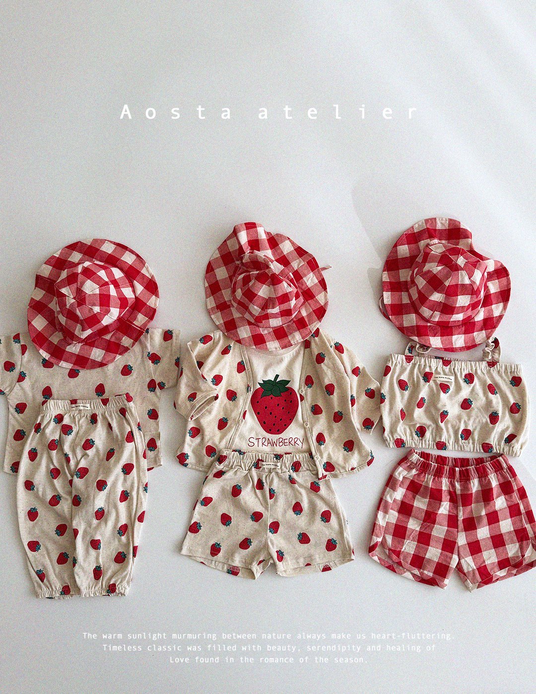 Strawberry T-Shirts [Ivory/L(2-3yr)]
