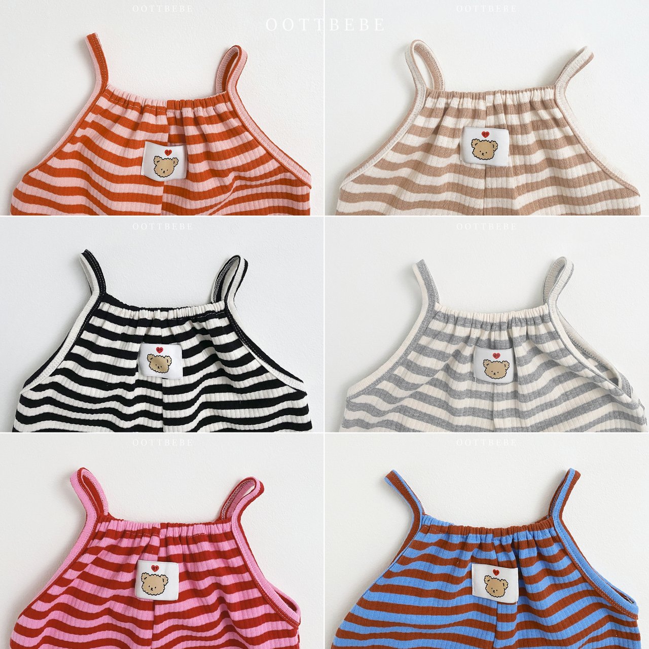 Chewy Overalls [Red/S(2-3yr)]