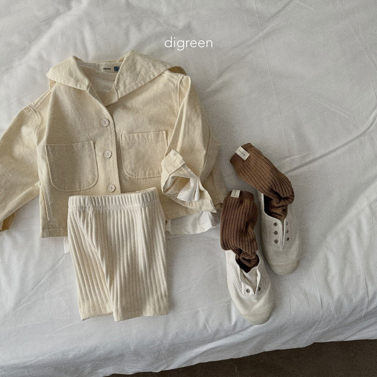 Sugar Biker Leggings [Cream/2XL(6-7yr)]