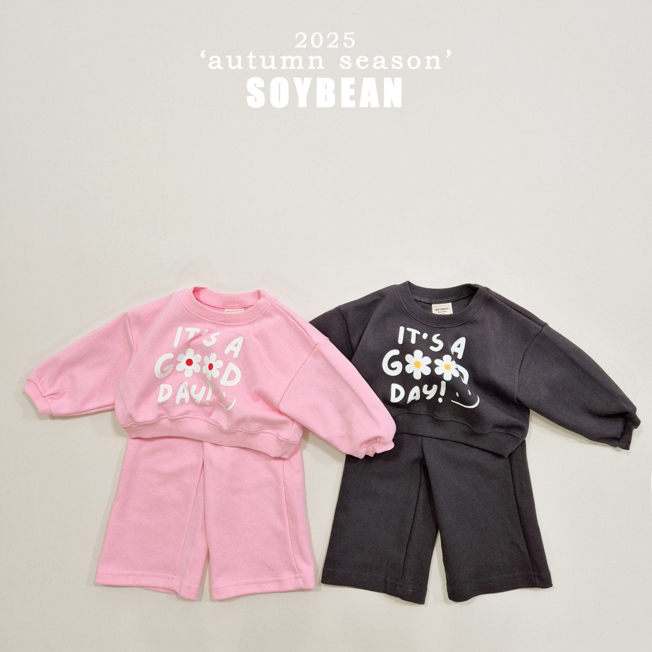 [PRE-ORDER] Good Day Crop Top Bottom Set