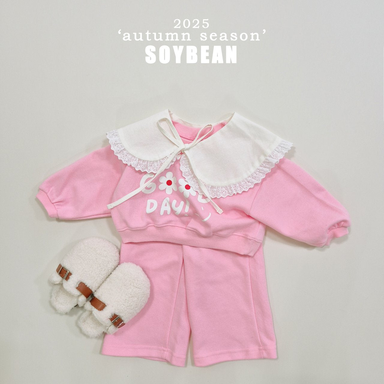 [PRE-ORDER] Good Day Crop Top Bottom Set