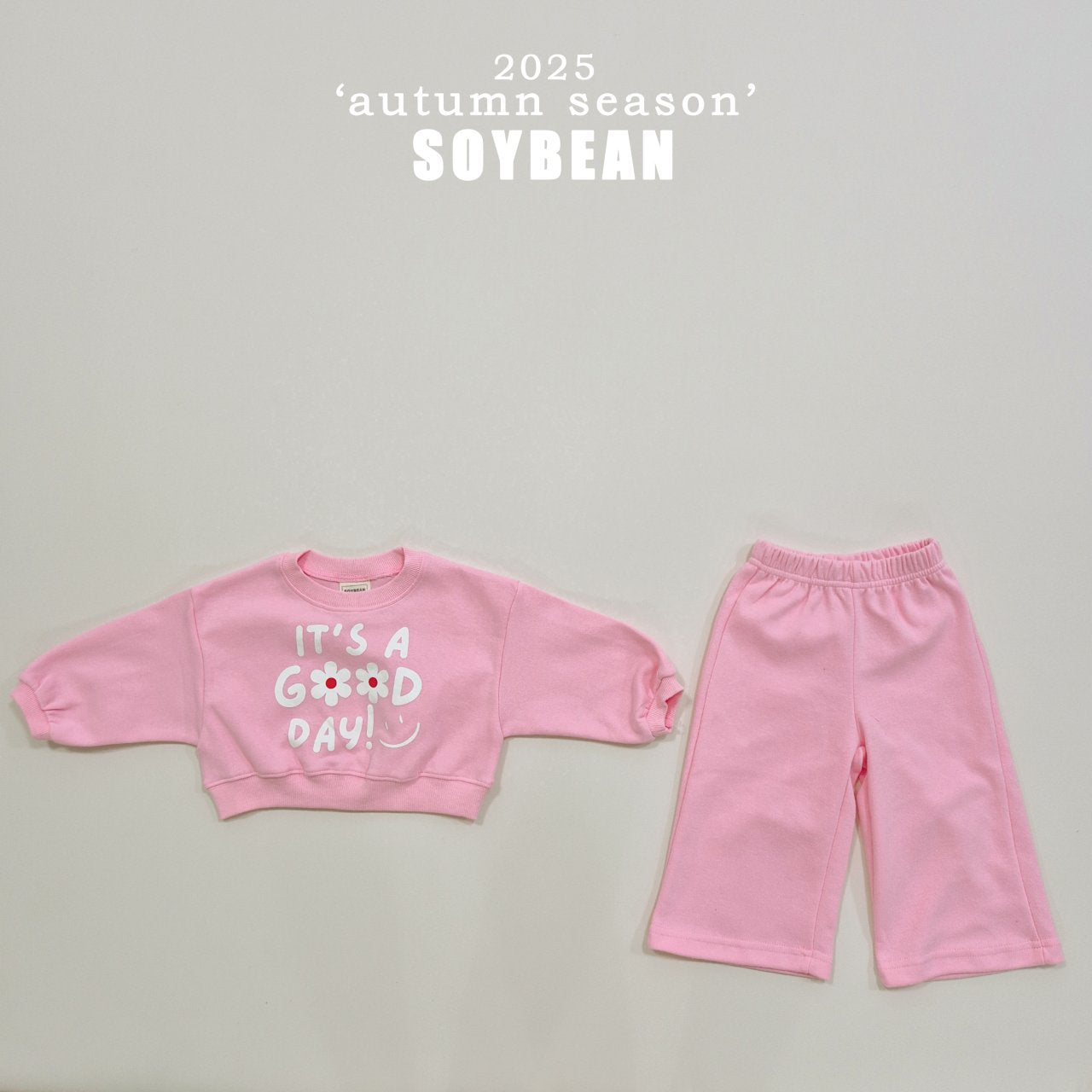 [PRE-ORDER] Good Day Crop Top Bottom Set