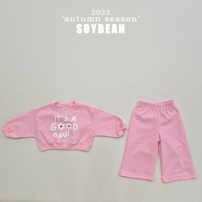 [PRE-ORDER] Good Day Crop Top Bottom Set