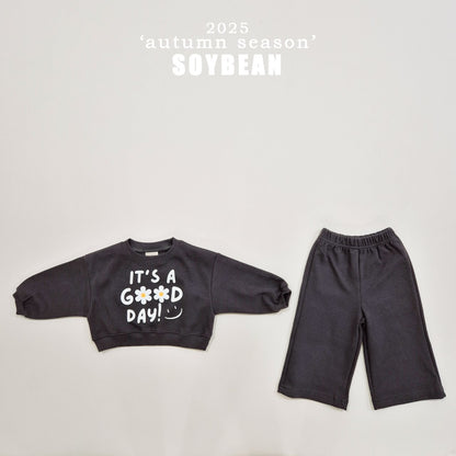 [PRE-ORDER] Good Day Crop Top Bottom Set