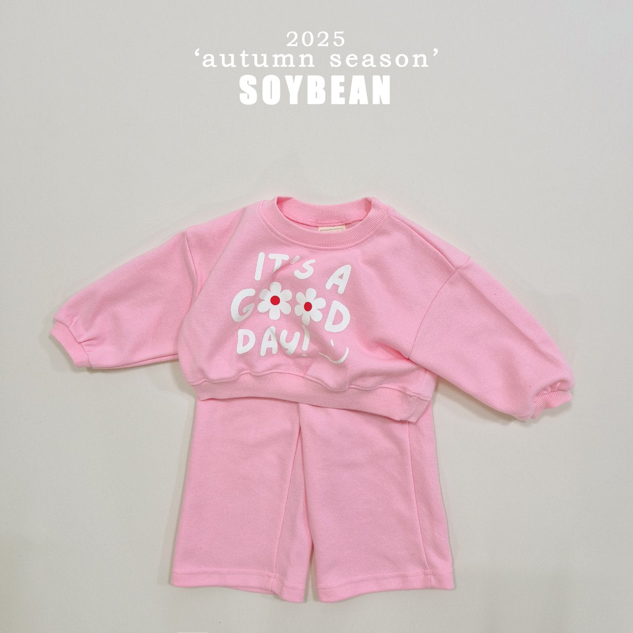 [PRE-ORDER] Good Day Crop Top Bottom Set