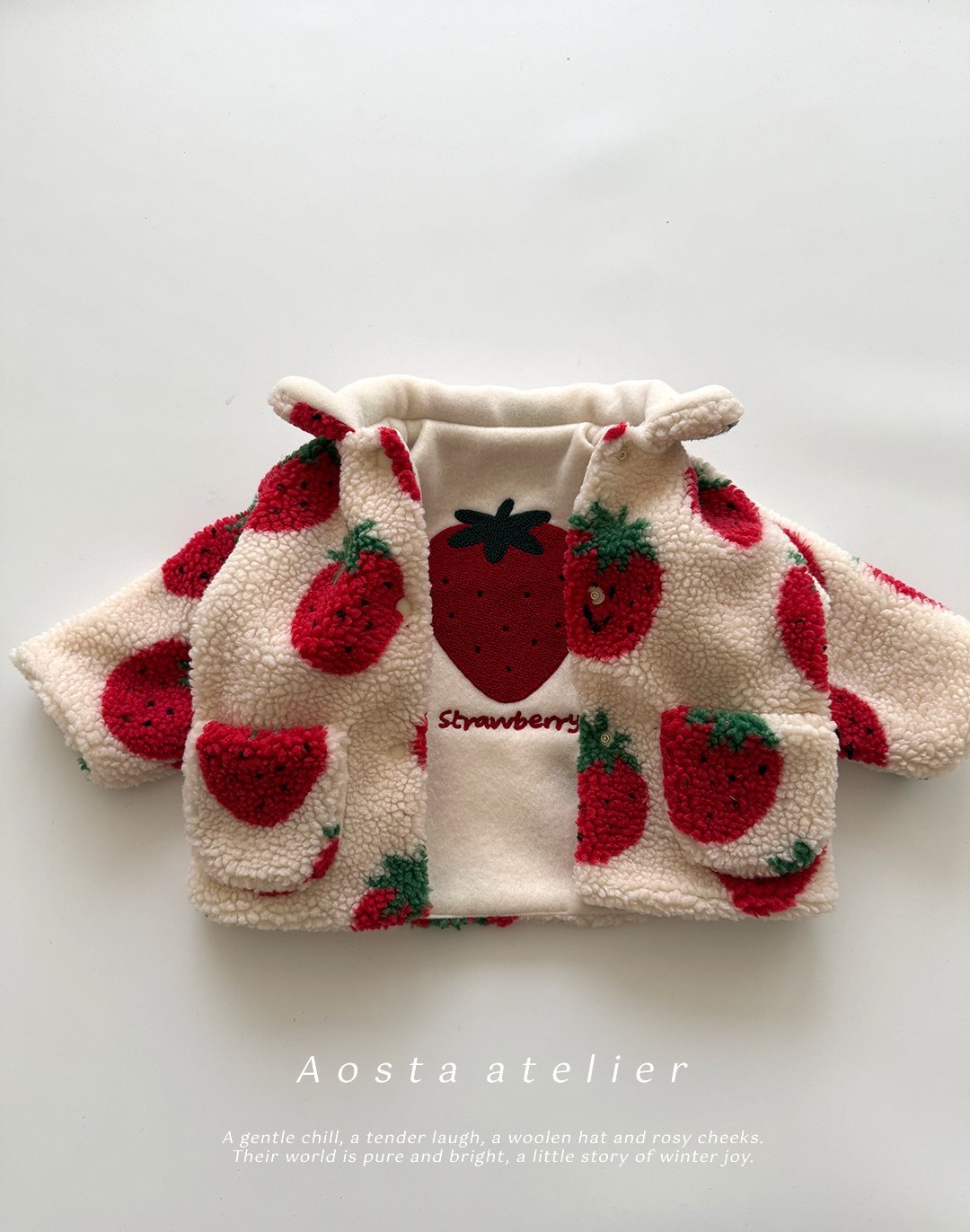 [PRE-ORDER] Strawberry Reversible Jacket
